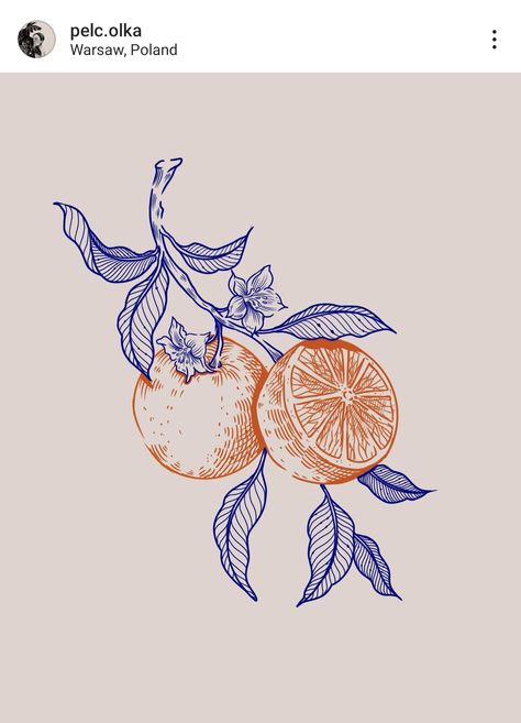 Modern Fine Line Tattoo, Orange Blossom Branch Tattoo, Artsy Flower Tattoos, Tangerine Tree Tattoo, Orange Tattoo Line Art, Asian Sun Tattoo, Half An Orange Tattoo, Orange Leaf Tattoo, Orange Plant Tattoo