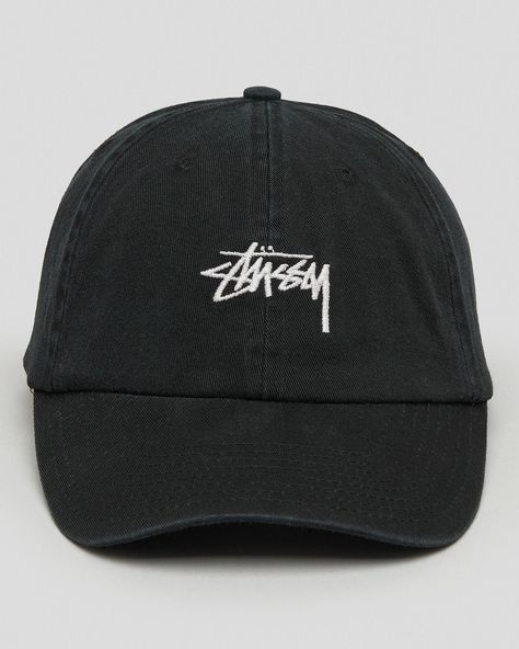 Men Hats Styles Cap, Stussy Cap, Men Hats Styles, Stussy Men, Branded Caps, Guys Clothing Styles, Beach Australia, Black Cap, City Beach