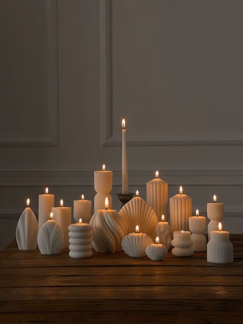 Candle Business Aesthetic, Candle Making Aesthetic, Sell Candles, Minimalist Candles, Candle Crafts Diy, Candles Photography, Online Photo Editing, Creative Candles, Candle Store