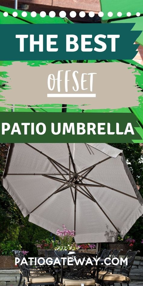 Offset Patio Umbrellas | Large Patio Umbrella | Best Patio Umbrella | Patio Umbrellas That Tilt | Rectangular Patio Umbrellas | #patioumbrella #patio #umbrella #patioumbrella #tiltingumbrella #reviews Half Umbrella Patio Ideas, Offset Umbrella Patio Ideas, Big Umbrella Outdoor Patio, Giant Umbrella Patio, Large Deck Umbrella, Best Patio Umbrella, Offset Patio Umbrella, Creative Planter, Cantilever Patio Umbrella