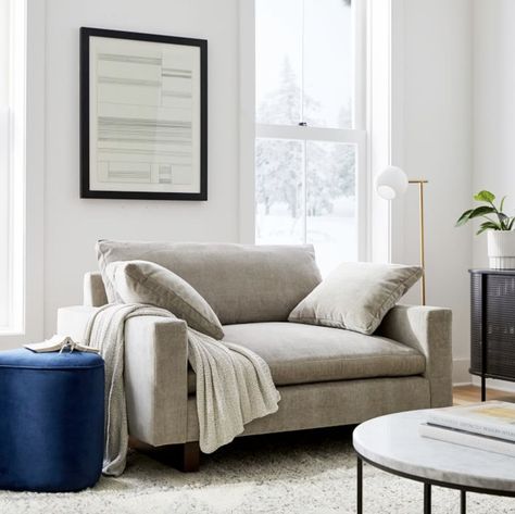 11 Big and Comfy Sofas The Whole Family Will Love Lounging On Tattoo Modern, Chair Lounge, Oversized Chair, Stylish Curtains, Chair And A Half, Reading Chair, Comfy Chairs, A Living Room, Comfortable Chair