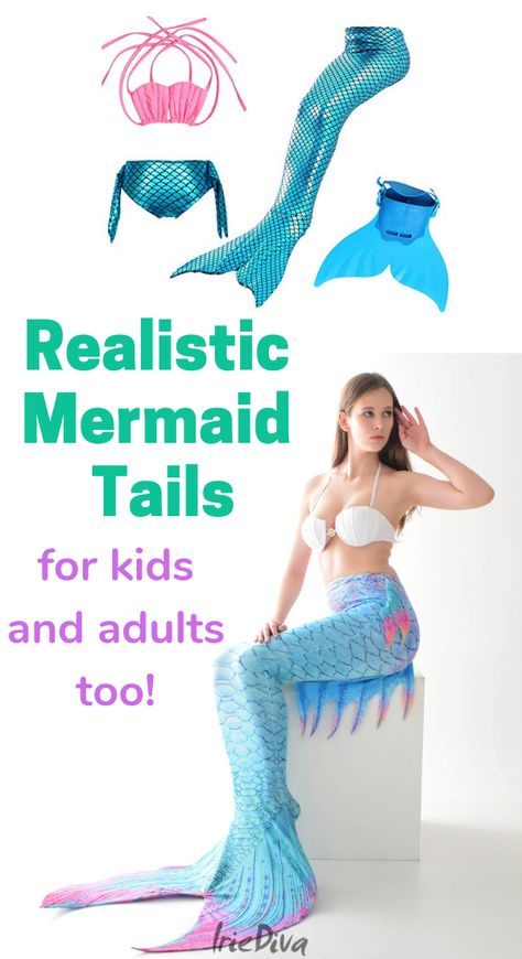 Silicone Mermaid Tails For Kids, Diy Mermaid Tail, Realistic Mermaid Tails, Mermaid Tail Costume, Pool Gifts, Girls Mermaid Tail, Realistic Mermaid, Mermaid Tails For Kids, Silicone Mermaid Tails