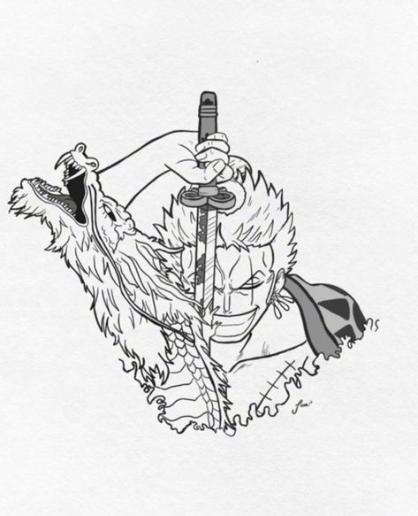 Roronoa Zoro Tattoo, Zoro Tattoo, 2023 Cars, Attack On Titan Tattoo, Zoro Roronoa, One Piece Photos, One Piece Tattoos, Japan Tattoo Design, One Piece Cartoon