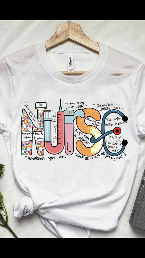 Nursing School Shirt Ideas, Future Nurse Shirt Ideas, Hosa Tshirt Ideas, Nurse Tshirts Ideas, Nursing School Graduation Party, Nursing School Shirts, Nurse Inspiration, Nurse Aesthetic, Nurse Art