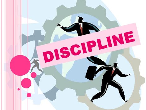 Discipline by Jyothi19587 via slideshare Division Of Work Principle Of Management, Discipline Drawing, Principles Of Management, Workplace Rules, Friend Wallpaper, College Vision Board, Thank You Images, Preschool Classroom Decor, Project Work