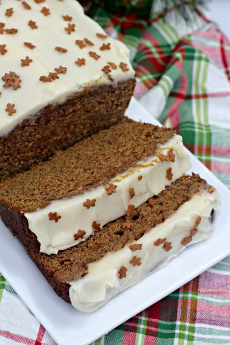 Starbucks Gingerbread - Copycat Recipe - Starbucks Gingerbread Loaf Recipe, Gingerbread Loaf Recipe, Gingerbread Loaf, Gingerbread Cake Recipe, Starbucks Cake, Christmas Cake Recipes, Christmas Candy Recipes, Foodie Crush, Gingerbread Recipe