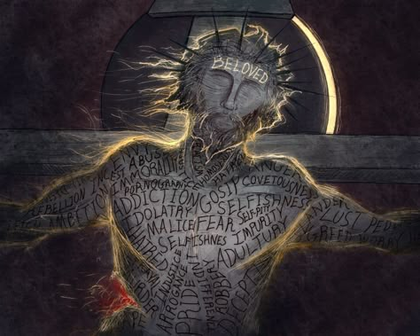 This is our beloved savior Biblical Artwork, Christ Is King, Colossians 2, Christian Graphics, Image Of God, Jesus Drawings, Jesus Artwork, Blood Of Christ, Jesus Christ Artwork