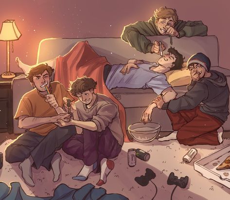 bridg on Twitter: "🎵🎶pop off at the (slumber) party, i’m with da gang 🎶🎵 • #dreamfanart #georgenotfoundfanart #quackityfanart #sapnapfanart #karljacobsfanart #feraltwt… https://t.co/UwysPweA93" Boy Sleepover, Sleep Over, Art Jokes, Jokes And Riddles, Minecraft Fan Art, Slumber Party, Slumber Parties, Dream Art, Pics Art