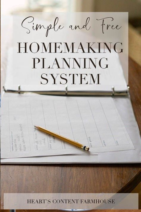 Homestead Binder, Simple Homemaking, Weekly Focus, Homemaking Binder, Homemaker Schedule, Household Notebook, Happy Homemaking, Household Binder, Planning System