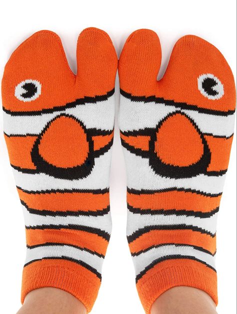 FISHY FEET Funny Novelty Socks, Perfect Stocking Stuffer, Halloween Socks, White Elephant Gift Idea - Unisex - Great Gift for Teenagers, Men or Women #socks #fish #funny #funnygift #fashion #toesocks #crazysicks Fish Socks, White Elephant Gift, Novelty Socks, White Elephant, Stocking Stuffer, Elephant, Socks, Fish, Funny