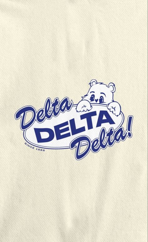 Aoii Shirts, Unique Merch, Sorority Socials, Delta Design, Tri Delt, Delta Delta Delta, Sorority Pr, Sorority Shirt Designs, Sorority Merch