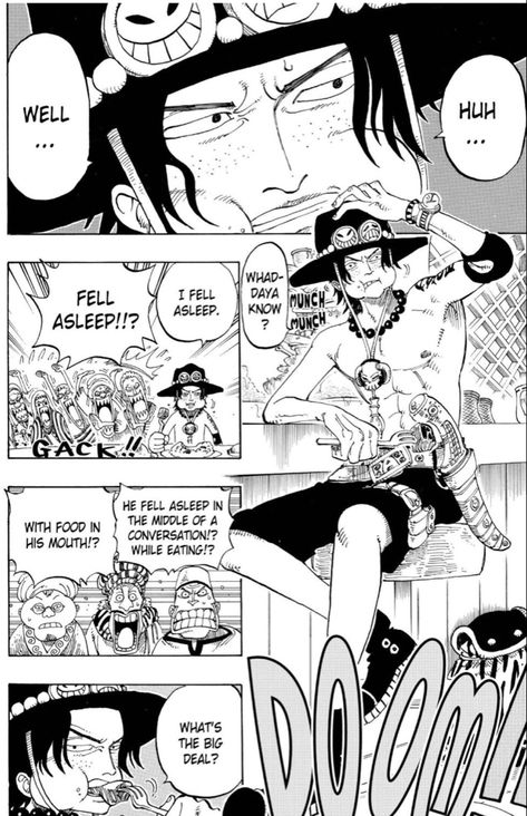 Ace Manga Panel, Portgas D Ace Manga, Smoothie One Piece, Ace Manga, One Piece Theme, Read One Piece Manga, Black And White One Piece, One Piece Chapter, Portgas D Ace