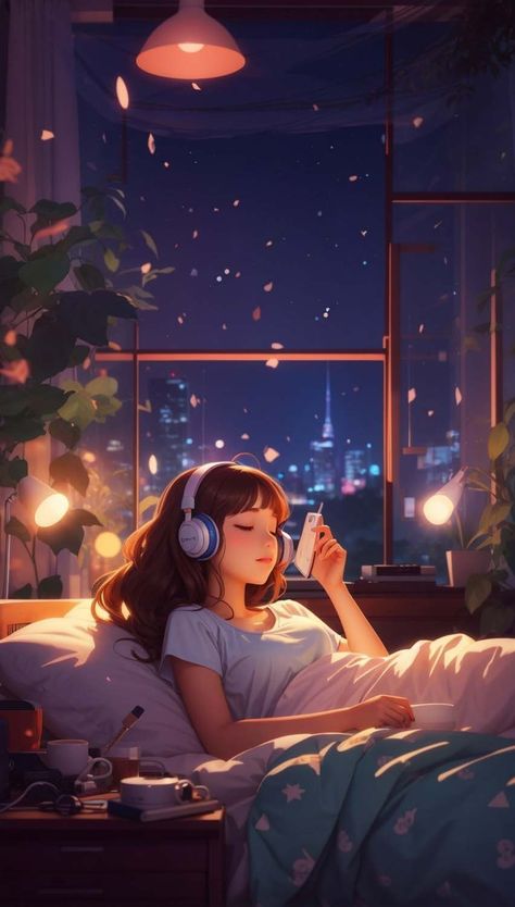 Chill Music iPhone Wallpaper 4K - iPhone Wallpapers Chill Wallpaper, Chill Music, Music Cartoon, Love Animation Wallpaper, Chill Vibes, Illustration Art Girl, Girly Art Illustrations, Music Wallpaper, My Photo Gallery