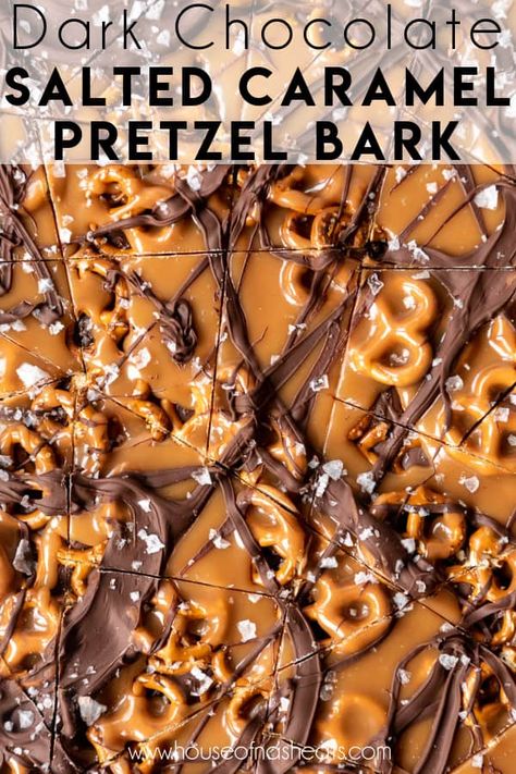 Pretzel Rod Toffee Bark, Flat Pretzel Ideas, Pretzels Caramel And Chocolate, Pretzel Dipped In Chocolate, Caramel Covered Pretzels, Homemade Bark, Carmel Chocolate Pretzels, Pretzel Business, Caramel Chocolate Pretzels