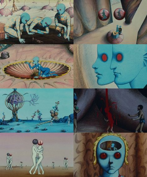 Fantastic Planet 1973, Planet Movie, Fantastic Planet, Planets Wallpaper, I Love Cinema, Film Inspiration, Cartoon Crossovers, Hippie Art, Sci Fi Art