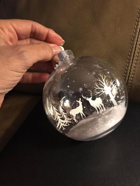 Cricut projects hacks and SVG sharing | So after watching Jennifer Maker make floating ornaments I gave it a try | Facebook Cricut Projects Christmas, Floating Ornaments, Jennifer Maker, Fancy Christmas Ornaments, Diy Cricut, Cricut Craft Room, Dollar Tree Crafts, On Design, Ball Ornaments