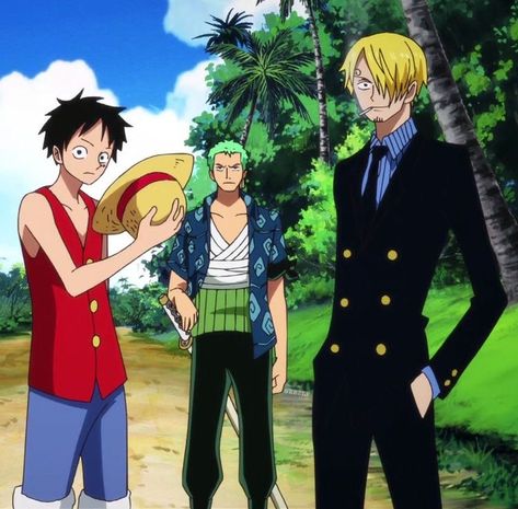 Monster Trio Icon, Monster Trio One Piece Icon, Monster Trio, Luffy Zoro Sanji, Zoro Sanji, One Piece World, Luffy Zoro, One Piece Crew, Anime Butterfly