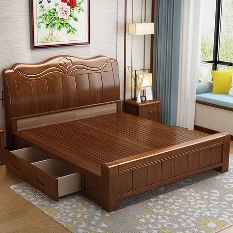 Queen Bed Room, Beds King Size, Latest Wooden Bed Designs, Bed Frame Storage, Beds Queen, Hotel Beds, Beds King, Bed Room Furniture, Wooden King Size Bed