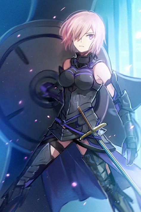 Shielder Mash Kyrielight, Fate Servants, Female Character Concept, Pop Mart, Fate Zero, Warrior Girl, Fate Grand Order, Fate Stay Night, Anime Movies