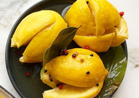 Preserved lemons | Ottolenghi Recipes Pickled Lemons Recipe, Lemon Ideas, Simple Scrambled Eggs, Preserved Lemons Recipes, Otto Lenghi, Brunch Salad, Oily Fish, Ottolenghi Recipes, Preserved Lemon