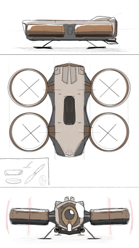 Drone Design Sketch, Drone Blueprint, Drone Concept Art, Drone Sketch, Technology Design Graphic, Product Sketches, Boat Drawing, Drones Concept, Drone Design