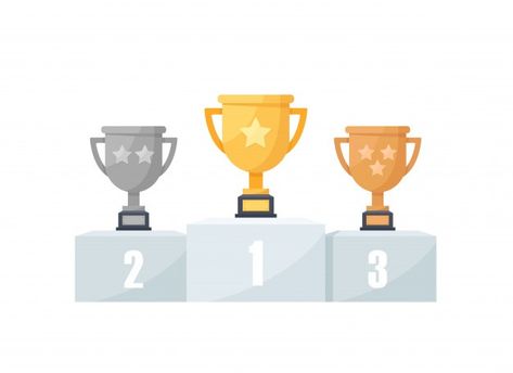 1st, 2nd and 3rd places. gold, silver, b... | Premium Vector #Freepik #vector #award #trophy #medal #prize Flat Design Icon, Award Trophy, Game Resources, Awards Trophy, Design Icon, Fantasy Games, Game Development, Flat Design, Icon Set