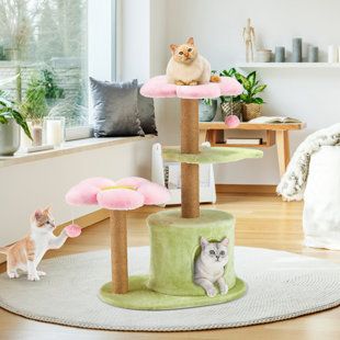 Flower Cat Tree, Small Cat Tree, Flower Bushes, Large Cat Tree, Cat Climbing Tree, Flower Cat, Cat Trees, Indoor Cats, Kitty Meow