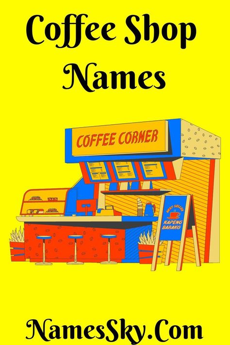 Coffee Shop Names: When we have newly opened a coffee shop business, then we don’t have any name to attach to our coffee shop, but we all know that is a very important thing. Because that is the one and the only identity of that business shop and identity is an essential thing for doing a business in this digital world. #coffee #shop #names #company #cafenames #cafe #cafebusinees #coffeepictures Unique Cafe Names, Coffee Shop Names Ideas Unique, Coffee Shop Names Ideas, Cafe Names Ideas, Indian Cafe, Coffee Shop Names, Purple Cafe, Coffee Names, Shop Name Ideas