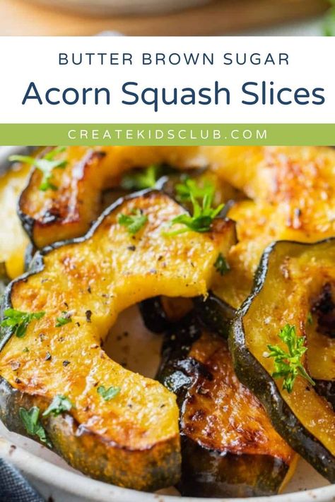 Butternut Acorn Squash Recipes, Acorn Squash In Crockpot How To Cook, Acorn Squash Slices Baked, Candied Acorn Squash, How To Make Acorn Squash In The Oven, Ways To Cook Acorn Squash, Simple Acorn Squash Recipes, Roasted Acorn Squash Slices, Acorn Squash On Grill