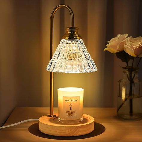 Amazon.com: Fabunote Electric Candle Warmer Lamp with Timer - Dimmable Wax Melting Lamp with 2 Bulbs, Night Light for Bedroom, Exquisite Functional Decorative Candle Warming Lamp for Home Decor, Gift for Mom……… : Home & Kitchen Birthday For Mom, Candle Burner, Candle Lamps, Candle Warmer Lamp, Exquisite Decor, Yoga Space, Modern Candles, Friends 2, Flower Lamp