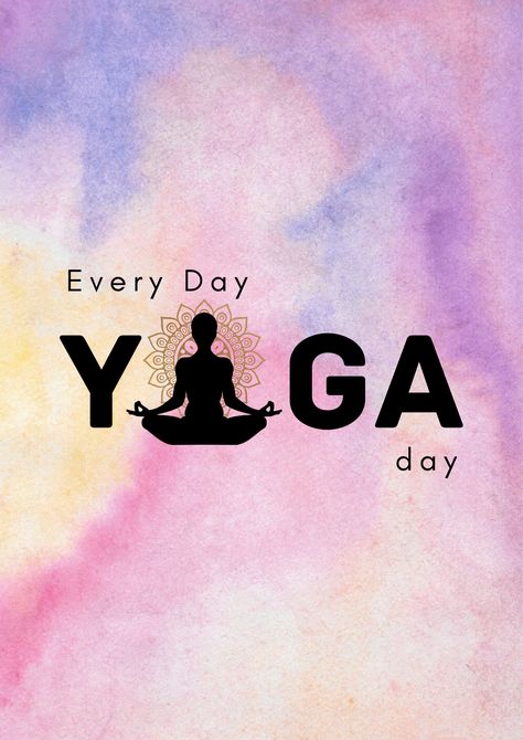 ''Yoga is the Journey of the self, to the self, Through the self.'' Ayurveda Day Poster, Yoga Poster Design Ideas, Yoga Day Posters Ideas, Yoga Day Posters, Yoga Poster Design, Yoga Illustrations, Yoga Posters, Yoga Background, Dance Posters