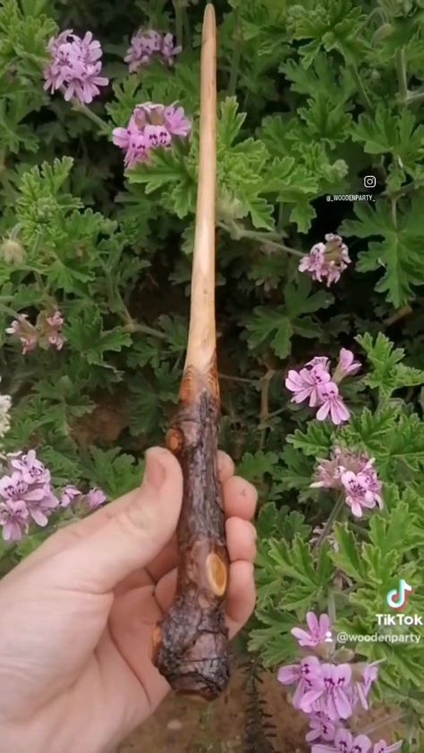 Hand made A new one, made out of plum wood, with beautiful grains and of course full of nature power. It has fairy wings as core and it is 33 cm long and really powerful for nature spells.! I love it! If you also want your own handmade unique wand, you need to do 3 steps 1.Follow us 2.Follow the link 3.Send dm in Instagram Wooden Wands Handmade, Toad Wizard, Nature Spells, Magic Wand Design, Handmade Wands, Wand Designs, Wand Ideas, Wand Making, Staff Magic