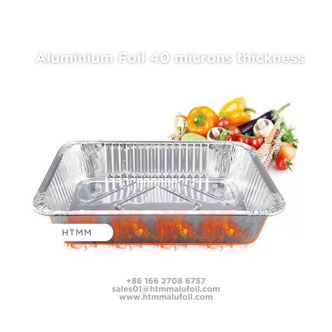 Aluminum foil 40 micron thickness for disposable food container/tray manufacturing, are you interested? #HTMM #aluminum #packaging #flexiblepackaging #manufacturing #experience #quality #foil #packagingsolutions #packagingmaterials #questionforgroup #food #Laminated Aluminum Foil Pans, Disposable Food Containers, Work Supplies, Essential Kitchen Tools, Mini Loaf, Aluminium Foil, Family Brand, Meal Prep Containers, Packaging Solutions