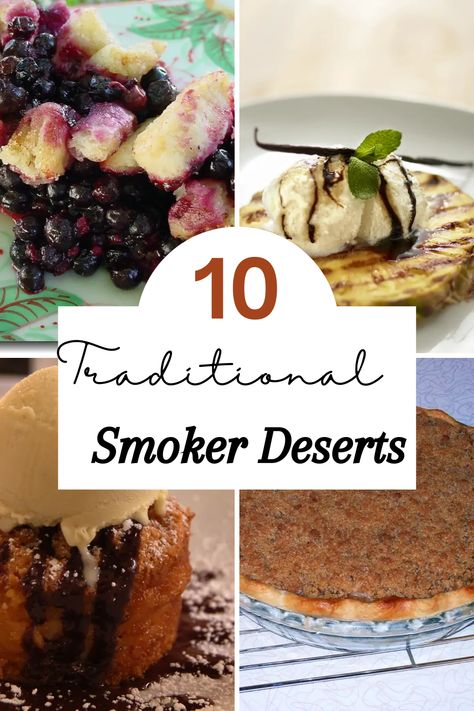 Recteq Smoker Recipes, Smoker Cobbler Recipes, Smoker Recipes Not Meat, Traeger Grill Dessert Recipes, Green Mountain Pellet Smoker Recipes, Pellet Grill Bread Recipes, Dessert In Smoker, Bread On The Smoker, Desserts On Smoker