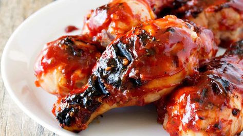 Smoked Bbq Sauce, Bbq Chicken Drumsticks, Barbecue Sauce Chicken, Barbecued Chicken, Bbq Chicken Legs, Gourmet Chicken, Smoked Bbq, Family Supper, Chicken Leg Recipes