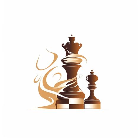 Chess and Coffee Logo Chess Club Design, Chess Design Graphics, Chess Logo Design, Chess Icon, Chess Logo, Color Wheel Art Projects, Color Wheel Art, Brain Logo, Chess Club