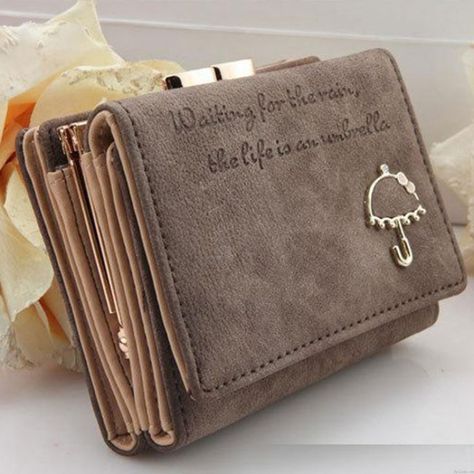 Modern Wallet, Cute Umbrellas, Best Leather, Cute Wallets, Women Wallet, Pu Leather Wallet, Leather Coin Purse, Wallet Card, Wallet Fashion