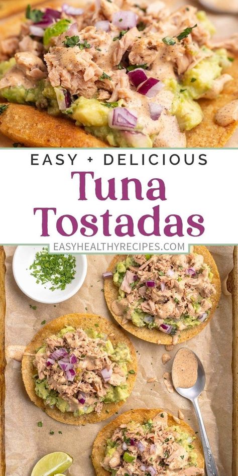 Tuna Tostadas, Tostadas Recipe, Canned Tuna Recipes, Keto Gummies, Traditional Mexican Dishes, Chipotle Aioli, Healthy Tuna, Mexican Dish, Seafood Recipes Healthy