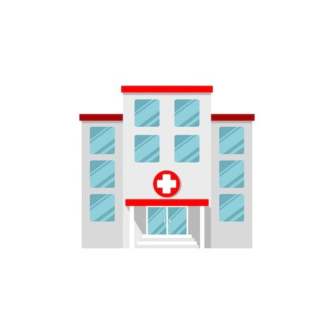 Vector hospital building clinic medical ... | Premium Vector #Freepik #vector #hospital #hospital-cartoon #hospital-building #hospital-illustration Hospital Character Design, Cartoon Hospital Building, Hospital Animation, Hospital Graphics, Hospital Drawing, Clinic Illustration, Hospital Illustration, Hospital Cartoon, Onion Benefits