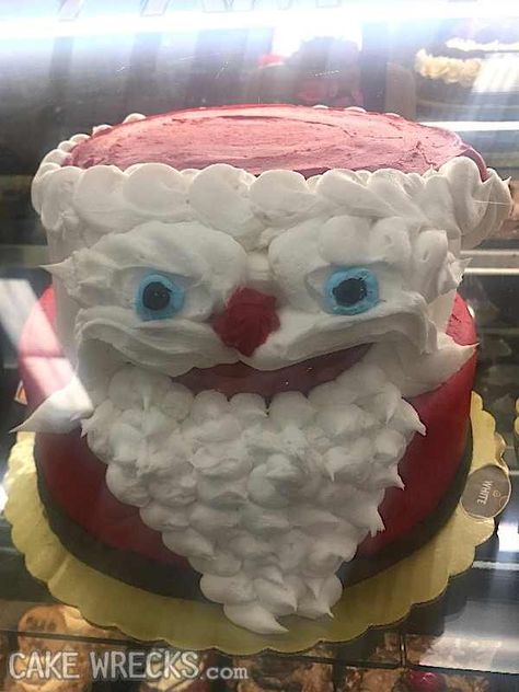 A Darkly Dreaming Christmas — Cake Wrecks Christmas Cake Funny, Funny Christmas Cakes Ideas, Funny Christmas Desserts, Funny Christmas Cakes, Strange Cakes, Weird Cakes, Weird Birthday, Easy Christmas Cake Recipe, Christmas Eats