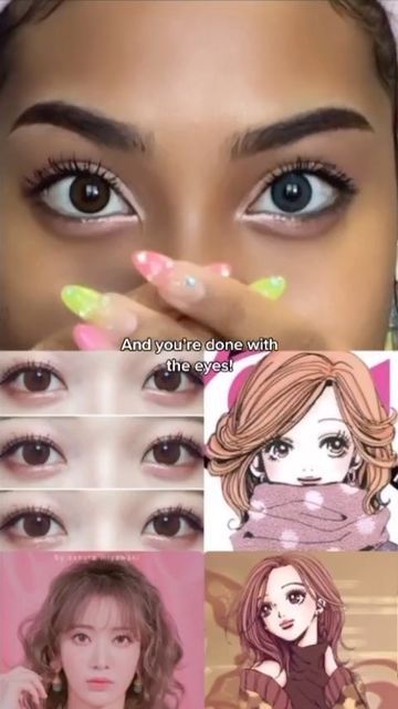 Nana Makeup Anime, Nana Makeup Tutorial, Nana Makeup Look, Cute Makeup Eyes, Nana Hachi Makeup, Hachi Hair Color, Nana X Nana, Hachi Makeup, Igari Makeup Tutorial