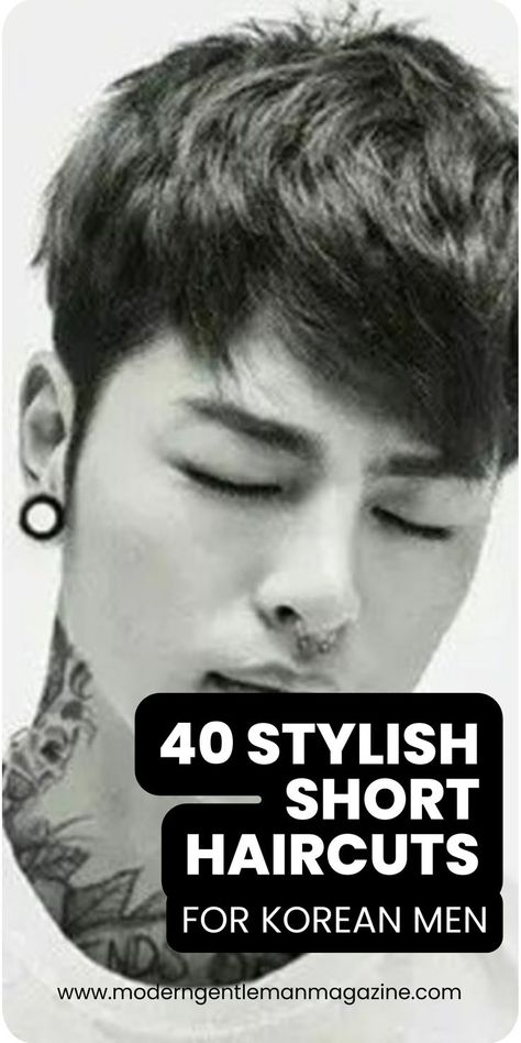 40 Stylish Short Haircuts for Korean Men Korean Haircut Men, Men Short Hairstyles, Korean Men Hairstyle, Chic Hairstyle, Korean Shorts, Korean Haircut, Korean Short Hair, Stylish Short Haircuts, Ideas For Short Hair