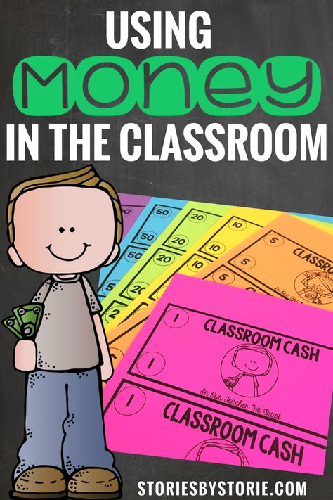 Classroom Economy: How I Use Money in the Classroom Classroom Cash, Classroom Economy System, Classroom Money, Classroom Economy, Teaching Money, Classroom Management Plan, Classroom Behavior Management, Classroom Rewards, 4th Grade Classroom