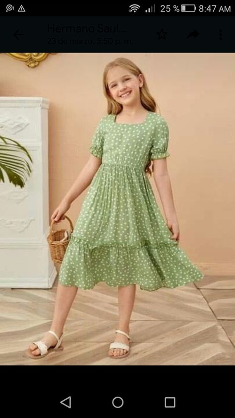 Modest Girls Dresses, Simple Dress For Girl, Baby Frock Design, Cotton Frocks For Kids, Frocks For Kids, Simple Frocks, Girls Dresses Sewing, Kids Dress Wear