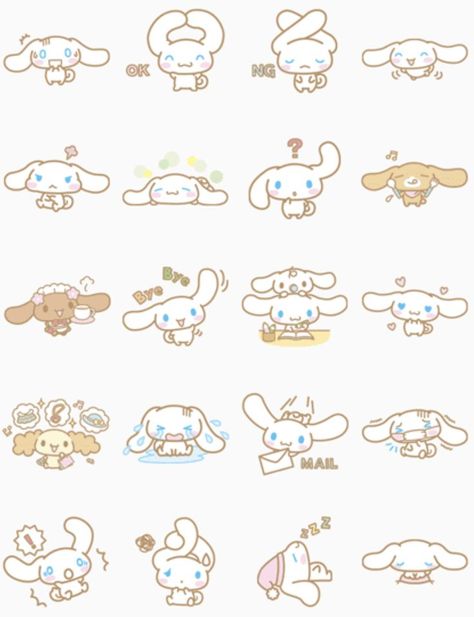 Cinnamoroll | Scrapbook stickers printable, Cute easy drawings, Cute stickers Tumblr, Easy Drawings Hello Kitty, Stickers Printable Cute, Tapeta Z Hello Kitty, Printable Sticker Sheets, Printable Cute, Hello Kitty Crafts, Free Printable Stickers, Bubble Stickers