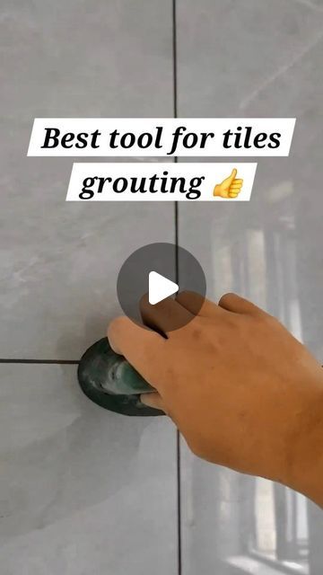 TECHNOLOGY | ENGINEERING | SKILLS on Instagram: "Best tool for the tiles grouting 👈 . .  #inventionsacademy #viralreels #trending #viralvideos #foryou #fyp #construction #instagram #instadaily #viral" Airbnb Bathroom, Garage Attic, Tile Tools, Tiling Tools, Carpentry Projects, Home Fix, Tile Grout, Tile Installation, Measurement Tools