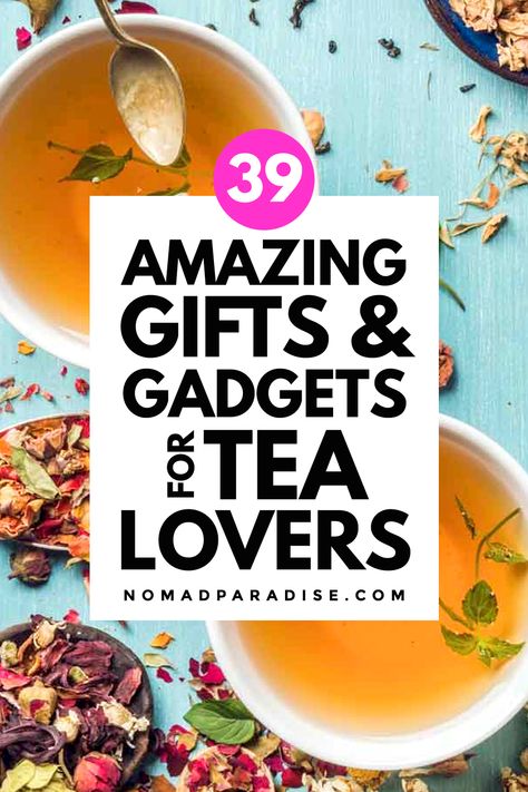 Tea Gadgets, Tea Lovers Gift Basket, Tea Gift Ideas, Tea Gift Basket, Gifts For Tea Lovers, Tea Blends Recipes, Tea Drinker Gifts, Loose Tea Infuser, Gadgets Gifts