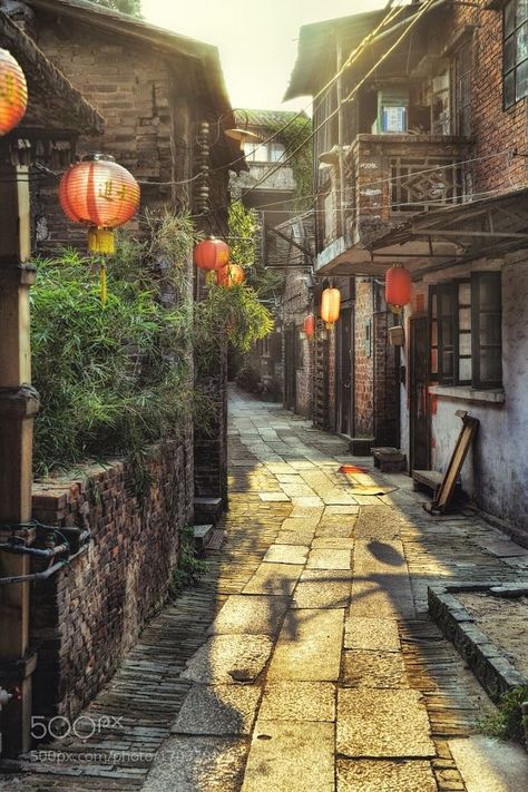 China Street, Asian Architecture, Japan Street, Chinese Landscape, Japan Aesthetic, Old Street, Easy Listening, Chinese Architecture, China Travel