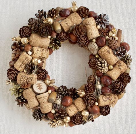 Wine cork crafts christmas