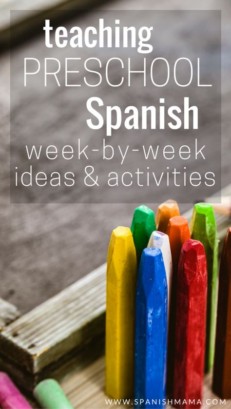 Week by week ideas, songs, games, and activities for teaching a preschool Spanish class. Teach with authentic songs, and learn language through words in context through stories. #preschoolspanish #spanishathome #freepreschoolspanish #preschoolspanishlessons Preschool Spanish Lessons, Preschool Spanish, Spanish Curriculum, Learning Spanish For Kids, Homeschool Spanish, Learn Language, Spanish Lessons For Kids, Spanish Basics, Spanish Lesson Plans